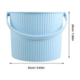 Portable Sky- Fish Bucket with Handle, Plastic Travel Bucket for Outdoor Fishing and Camping V1366-AZ2-W-28602