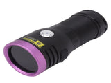 365nm Flashlight Aluminium Alloy USB Type C 60W UV 365nm Light Flashlight for Cat Urine Detection V1294-YM0703-3119230083411