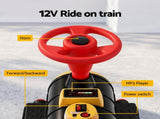 Rigo Kids Ride on Car Train 12V Electric Toy 2 Seater 136cm RCAR-TRAIN-SET-RD