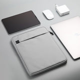 15 inch Laptop Sleeve Padded Travel Carry Case Bag L size LUKE GREY V274-OF-DST-LAPBG109L-GY
