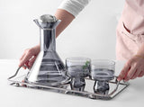 Glass Set Retro Thick Glass Water Pitcher Large Capacit Bedside Water with Water Cup V1294-YM0716-230103YF10-3