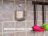 Ortofally 2 Sets Protection Box Wall Plate Cover Waterproof for Kitchen Bathroom Outdoor Wall Socket V1189-LWWAL-20260327-03379