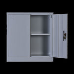 Two-Door Shelf Office Gym Filing Storage Locker Cabinet Safe V63-774205