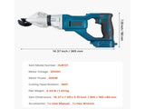 Metal Shear, Sheet Metal Cutter Cordless with 360-Degree Pivoting Head, Double Blades, 25000 RPM V952-WSJSJQJJSBDDOYCP9001V9