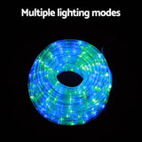 20M Christmas Lights String Rope Light Decorations 600 LED Colorful Jingle Jollys XMAS-ROPE-20M-600LED-MC