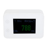 2.8in Air Quality Detector Infrared Induction Digital CO2 PM2.5 Tester USB Charging White V1294-YM0718-3113210006611