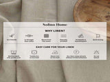 Linen Table Runner 72 Inches Long - 100% Pure Linen Blackwatch Blue and Green Plaid Table Runner 14 V1192-AZ-W-9698