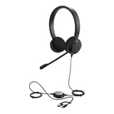 Jabra Evolve 20 SE, USB C/A, MS Stereo Headset, Plug-and-play, Noise-cancelling, Clearer V1202-V2-SPJ-E2-20SE-D-MS-CA