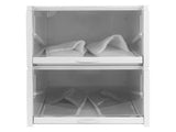 Shoes Box PP Storage Drawer Organizer Container Durable Cabinet for Home2pcs Big V1294-YM0901-3117200146011
