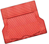 ALUMINIUM LOOK 1-Piece Boot Mat - RED V121-CMTBOOTRED