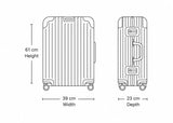 Flightmode Travel Suitcase Medium- Silver V1181-FL2401-SL-NEW