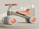 Balance Bike, Pedal-Free Baby Scooter, Toddler Learning Walker with Music for Ages 13Brown V1265-AU-497-BROWN
