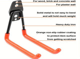 20-Pack Heavy Duty Garage Storage Hooks Anti-Slip Steel Hangers for Tools, Ladder & Bikes V201-W13122590