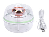 Portable Small Humidifier 3L Dual Nozzle Quiet Clear USB Desktop Humidifier with Night Light for V1294-YM0901-3113250054512