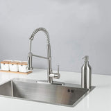 2X Soap Dispenser Stainless Steel Bottle Countertop Pump Hand Lotion Liquid Dispenser for Kitchen & V1366-AZ2-W-15711