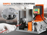 Automatic Stripping Machine, 0.06''-1.18'' Electric Motorized Cable Stripper, 180 W, 60 ft/min V952-BX180W11525MMAVETV3