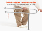 Toilet Safety Rail, 80 cm U-Shaped Handicap Bar, 304 Stainless Steel Senior Safety Pole, Toilet V952-CSFSYZTBKFZ3JJ2VOV0