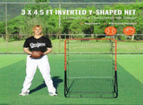 Baseball And Rebounder Net, 3 x 4.5 ft PitchBack Baseball Pitching Nest, 3-Way Baseball, V952-BQHDWDYXWGDJV7BWFV0