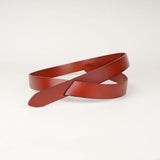 Peroz Arla Women's Tan Leather Knot Belt V629-PZ-WGLB07-T80