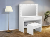 Levede Dressing Table Set Makeup Mirror VM1017-WH