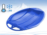 Round Snow Sled Disc for Kids and Adults, Thick Portable Skiing Pad with Anti-Skid Sunk Seat, V1189-LWWAL-20260401-07277