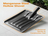 Stainless Steel Garden Sieve Shovel for Soil and Compost Screening-Grey V1107-119-GRA-57978