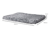 PaWz Dog Mat Pet Calming Bed Memory XXL Charcoal XX-Large PT1139-XXL-CH_NZ