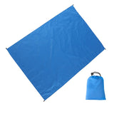 Camping Ground Sheet Waterproof Silver Coated Sunlight Resistant Quick Dry Outdoor Mat - Blue V1308-DSZKI-1028-4
