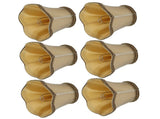 6Pcs Household Fabric Lampshade Table Lamp Cover Accessory for E14 Chandelier Wall Light V1294-YM0901-3119200093911