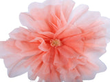 Large Artificial Flower Iron PVC Organza Faux Peony Flower Decoration Wedding Arrangements for Party V1294-YM0901-3115240037511