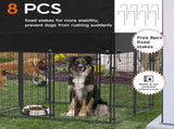 Outdoor Dog Kennel XS Pet Cage with Roof & Cover 127x120x134cm V178-66732