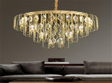 BAMDECOR C3345 Modern Luxury Crystal-leaf Chandelier LED Fashion Creativity Pendant Ceiling V255-BAM-C3345-60