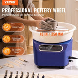 Pottery Wheel, 10 inch Pottery Forming Machine, 350W Electric Wheel for Pottery with Foot Pedal and V952-ZQLPJXS10YC3BXLC8V3