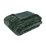 J Elliot Home Rita Sea Kelp Faux Mohair Throw Rug 130 x 160cm V442-IDC-THROW-RITA-SEA-RE