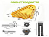 Woodworking Featherboard with 13 Angled Teeth for Table Saw Router Table Band Saw T-Slot Miter Slot V1341-ZY-PFV3PG6A-2PCS