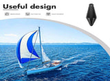Marine Boat Anchor Buoy with Black Rubber Docking Protector for Enhanced Water Safety and Secure V1369-AZ3-W-19231