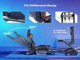 Racing Wheel Stand, Heavy-Duty Simulator Cockpit Steering Wheel Stand with Monitor Stand, Fit V952-ZXZCSGSBDXSQUL3LF001V0