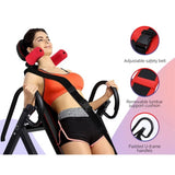 Everfit Inversion Table Gravity Exercise Inverter Back Stretcher Home Gym Black IVT-6315-BK