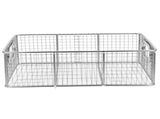 Durable Stainless Steel Frying Basket with Handle for Kitchen Use Silver V1366-AZ2-W-19345