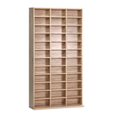 Artiss Bookshelf CD Storage Rack - BERT Oak CD-SHELF-WD-AB