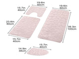 Tyidzon Bathroom Rugs Sets 4 Piece with Toilet Lid Cover, Non-Slip Absorbentb Rugs and Mats for V1189-LWWAL-20260325-00827