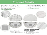 10 Pack 1940 1806 2685A Steam Mop Pads For Bissell Powerfresh Steam Mop Steam Mop Replacement Pad V1192-AZ-W-18945