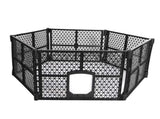 PaWz Pet Playpen Folding Dog Plastic M Medium PT1122-M-BK