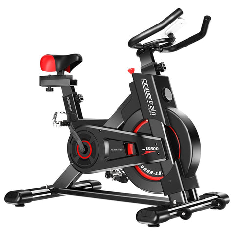 Powertrain IS-500 Heavy-Duty Exercise Spin Bike Electroplated - Black BKE-D20-BK