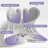 BKT Cushion Portable Ergonomic Lower Back Seat Lumbar Support Chair Posture Corrector Extra Large V985-BIGBKTCUSHION