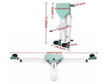 Everfit Leg Stretcher Machine Foldable 180 degree Adjustable Split Machine Green FIT-M-LEG-GN