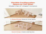 Dog Whelping Box, 1.54x1x0.6 m Plastic Dog Whelping Pen for Medium Sized Dogs, Waterproof V952-GYZXZJZJSLDCQPAG3001V0