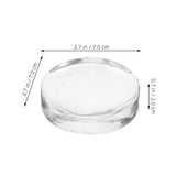 2Pcs Transparent Glass Fermentation Weights for Home Pickling Wide Mouth Jars V1370-AZ4-09564