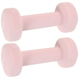 2-Pack Cast Iron Dumbbells with Sweat-Resistant Grip for Home Gym and Fitness Workouts V1366-AZ2-W-19302