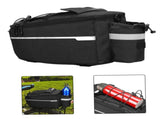 Bike Rear Rack Bag Insulated Bike Trunk Cooler Bag Reflective Bicycle Rear Seat Cargo Bag Water V1192-AZ-W-13641